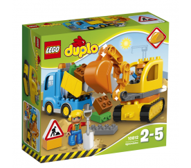 LEGO DUPLO Pásový bagr a náklaďák