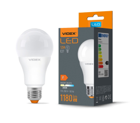 LED žárovka A60 - E27 - 12W - teplá bílá