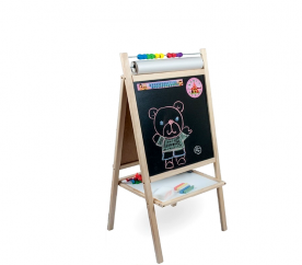 Aga4Kids Dětská tabule 5v1 MPN NATUR 100 cm