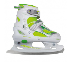 Nils Extreme Dětské zimní brusle NF701A White/Green