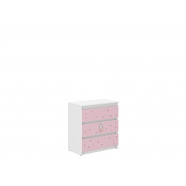 Wooden Toys Dětská komoda Princess R-3