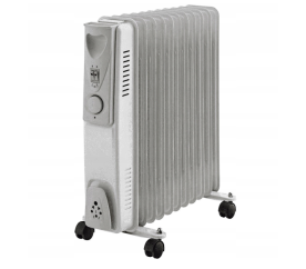 Elektrický olejový ohřívač - 11 žeber - 2500W