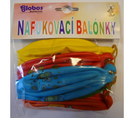 Nafukovací balónky Punch balls s potiskem 5ks