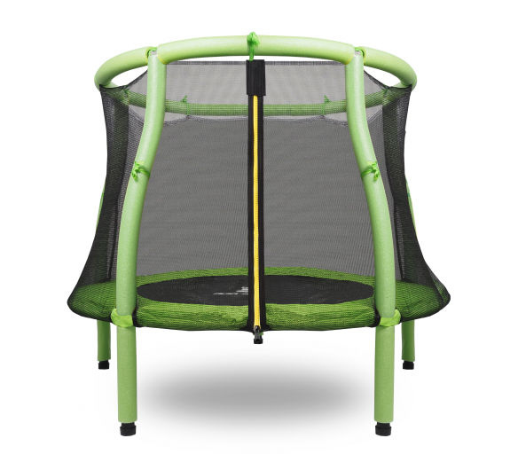 Aga Dětská trampolína 116 cm Světle zelená + ochranná síť