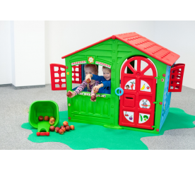 Domeček s kytičkami Maayan se světlem a zvukem Xmas
