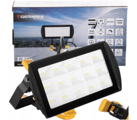 Přenosný nabíjecí LED světlomet s klipem 45W - IP65 - studená barva