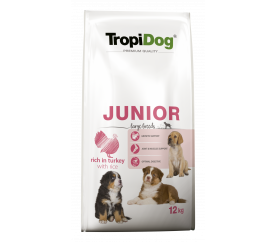 TropiDog Premium Junior L krůta s rýží 12kg