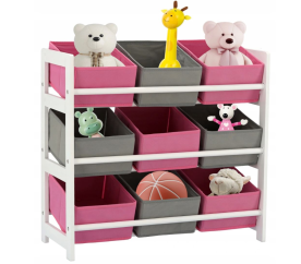 Aga Dětský organizér s 9 boxy 65x28x60 cm