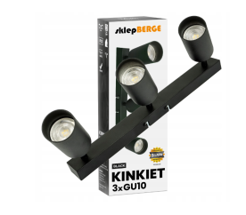 Stropní bodové svítidlo LED VIKI-X 3x GU10 - černé