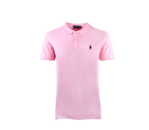 Ralph Lauren Dámské Polo tričko Skinny-Fit Carmel Pink