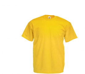 Fruit Of The Loom Tričko VALUEWEIGHT T Sunflower
