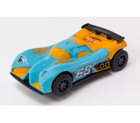 Závodní autíčko Hot Wheels 1:43 (modré, oranžové )