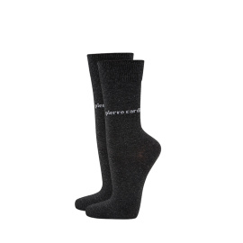 Pierre Cardin Ponožky 2 PACK Charcoal