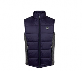 Versace 19.69 Pánská prošívaná vesta C79 Navy