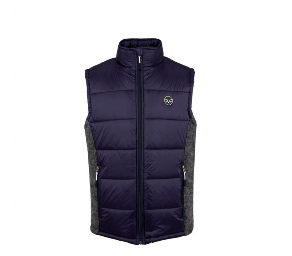 Versace 19.69 Pánská prošívaná vesta C79 Navy
