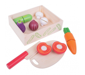 Bigjigs Toys Krájecí zeleniny v krabičce - poškozený obal