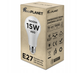 Żarówka LED E27 A60 15W 1500lm - biała neutralna