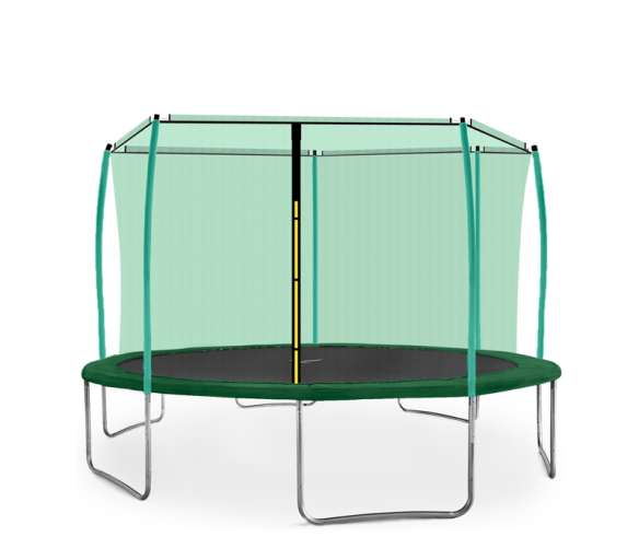 Aga SPORT FIT Trampolína 430 cm Dark Green + vnitřní ochranná síť