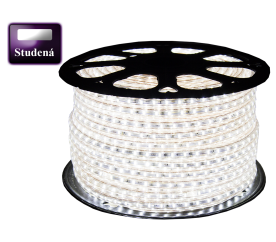 LED pásek - 230V - SMD 2835 - 1m - 60LED/m- 6W/m - 380Lm - IP68 - studená bílá - 10mm