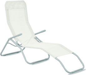 Aga Zahradní lehátko SIESTA Beige