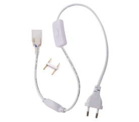 Napájecí kabel 230V pro 6W led pásek s vypínačem
