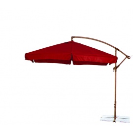 Aga Zahradní slunečník konzolový EXCLUSIV GARDEN 300 cm Dark Red