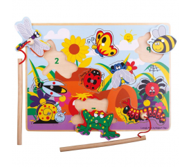Bigjigs Toys Dřevěné chytání hmyzu