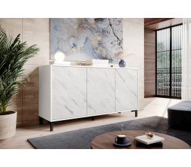 MARMO komoda KOM150/3D biały