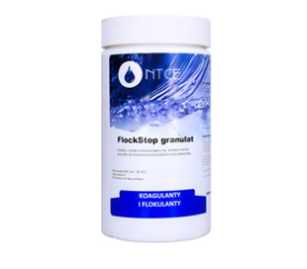 Flockstop granulát pro koagulaci vody v bazénu 1KG BA0574 univerzální