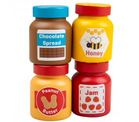 Bigjigs Toys Dřevěná sada svačinkových pomazánek