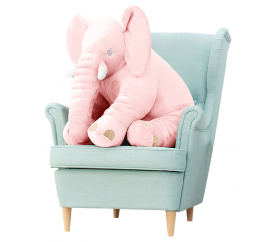 Aga4Kids Plyšový slon 85 cm Růžový