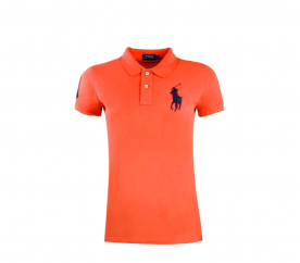 Ralph Lauren SKINNY-FIT Big Pony Orange Black