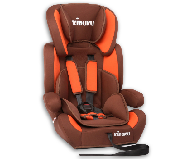 Kiduku Autosedačka 9-36 kg Hnědá/Oranžová