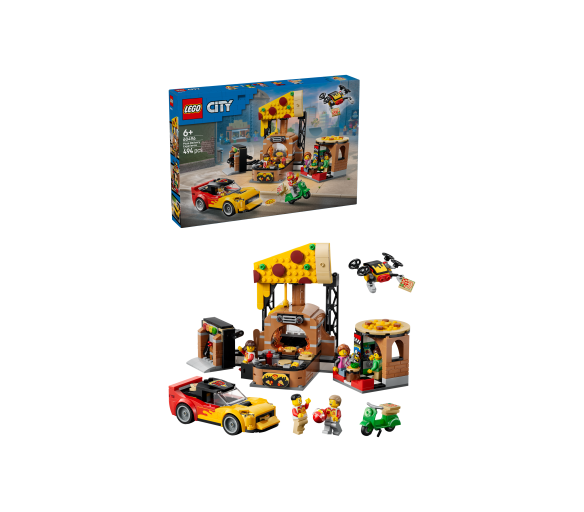 LEGO® City 60496 Rozvoz pizzy a vozidla
