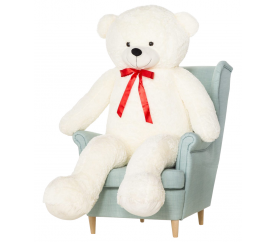 Aga4Kids Plyšový medvěd 160 cm Bueno Bílý
