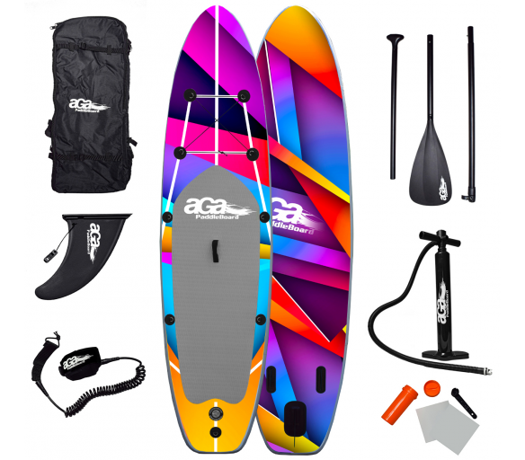 Aga Paddleboard MR5018FH 320x81x15 cm s držákem na prut