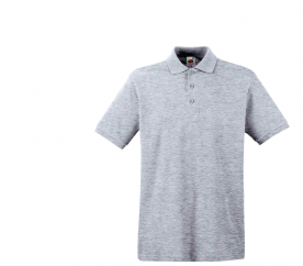 Fruit Of The Loom Tričko PREMIUM POLO Ash