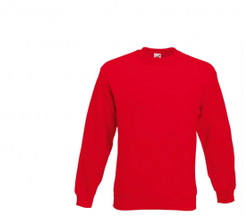 Fruit Of The Loom SET-IN SWEAT Red