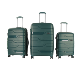 Aga Travel Sada cestovních kufrů MR4680 Tmavě zelená