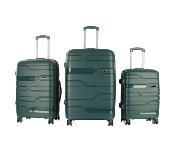 Aga Travel Sada cestovních kufrů MR4680 Tmavě zelená