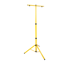 Stativ na reflektor dvojitý - žlutý - 140cm