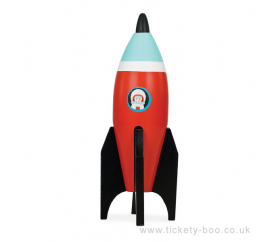 Le Toy Van barevná raketa 1 ks červená
