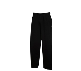 Fruit Of The Loom OPEN HEM JOG PANTS Black