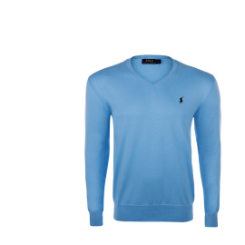 Ralph Lauren Svetr V-NECK SWEATER Turquoise (black)