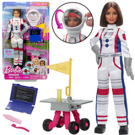 Mattel Barbie Můžeš být čímkoli panenka ASTRONAUTKA + doplňky ZA6051 univerzální