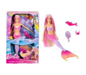 Barbie a dotek kouzla mořská panna Malibu HRP97