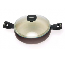 24 cm skillet se skleněnou poklicí - Mammola Ceramic - Moneta - Moneta