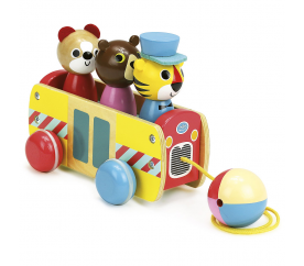 Vilac Tahací autobus se zvířátky