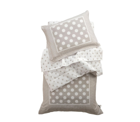 KidKraft Povlečení mikrovlákno STARS POLKA DOTS 100x150, 60x75 cm