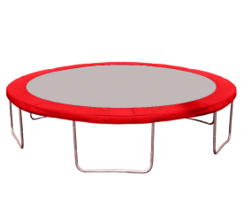 Aga Kryt pružin na trampolínu 500 cm Červený